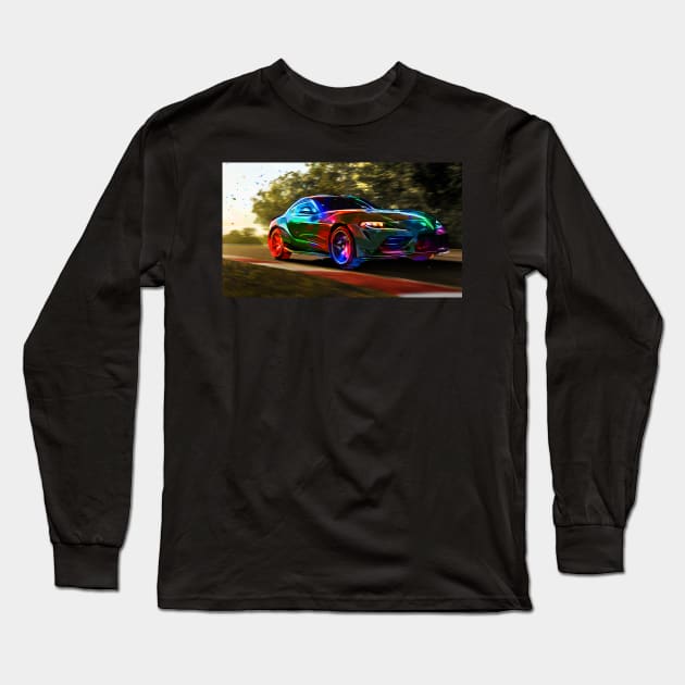 Toyota Supra Long Sleeve T-Shirt by 5thmonkey